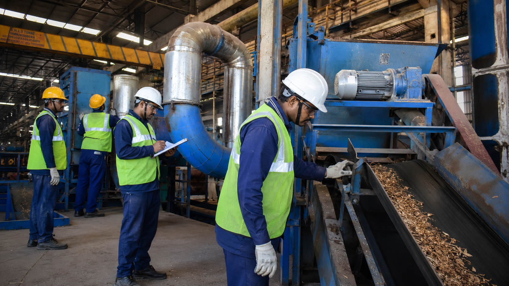 Raw biomass feeding and process monitoring