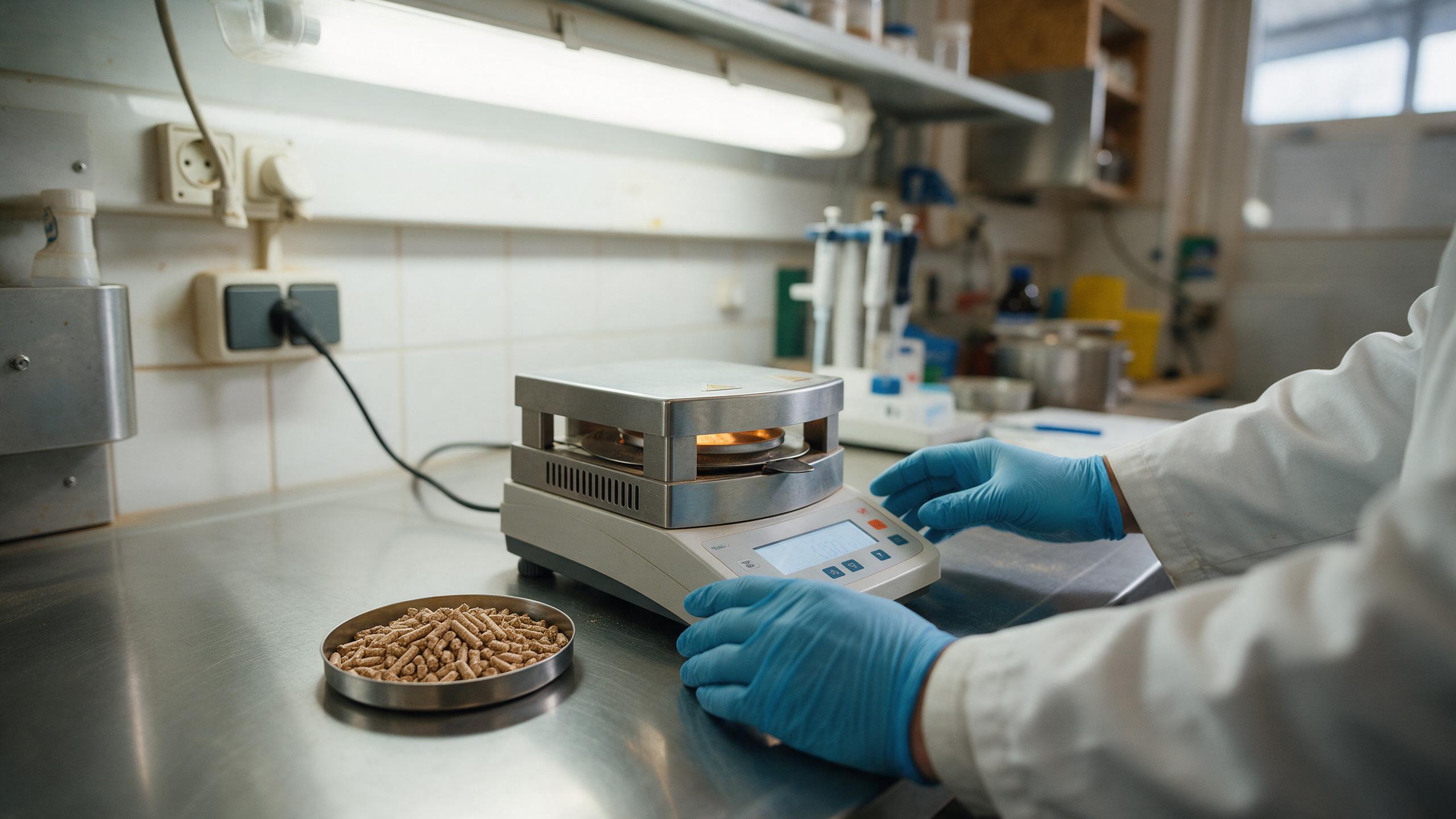 Quality control laboratory testing incoming residue