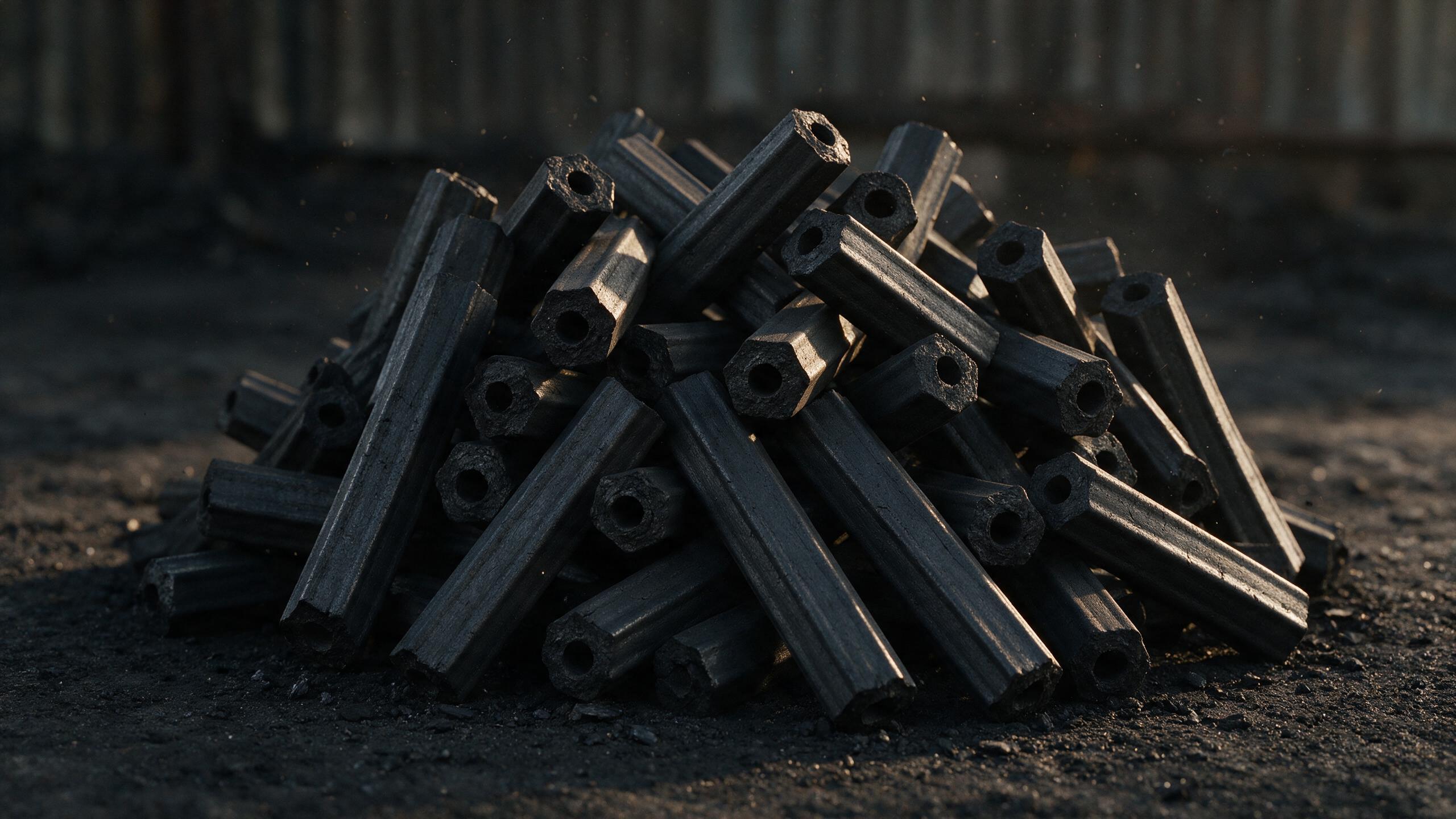 Sawdust Briquettes Charcoal